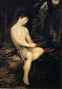 Washington Allston Italian Shepherd Boy oil painting